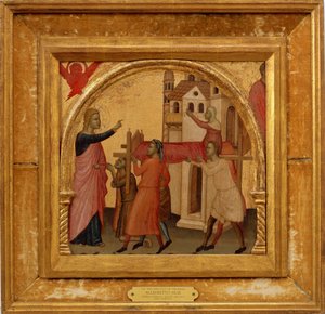 La resurrección de Drusiana, ca. 1370 de Allegretto Nuzi