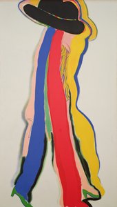 Sombrero negro, c.1964 (óleo sobre lienzo)