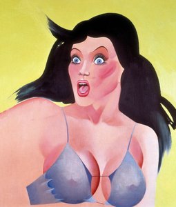 Mujer sorprendida