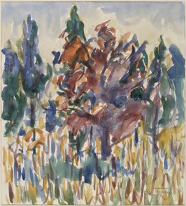árboles de octubre de Allen Tucker