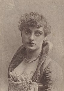 Charlotte Tittell, de la serie Actrices N67 promoviendo Virginia Brights Cigarettes, ca. 1888 de Allen and Ginter