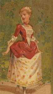 De la serie Niñas y Niños N64 promoviendo Virginia Brights Cigarettes para Allen &..., 1886 de Allen and Ginter