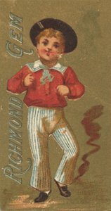 De la serie Niñas y Niños N65 promoviendo Richmond Gem Cigarettes para Allen &..., ca. 1886