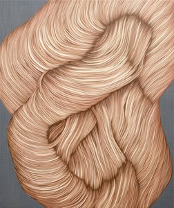 Hilos abstractos que fluyen de Alma