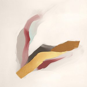 Abstracto moderno en tonos dorados fluidos de Alma