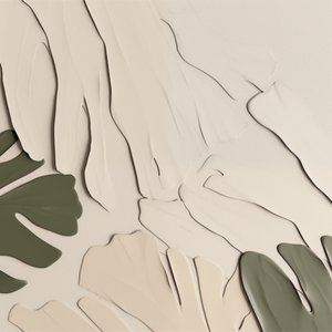 Formas botánicas en tonos apagados de Alma