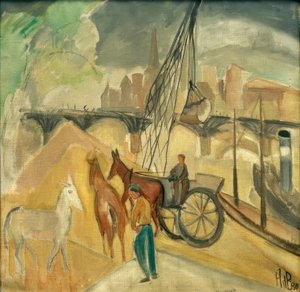 Paisaje con puente