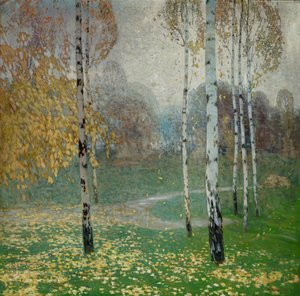 Árboles de abedul de Alois Kalvoda