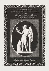 Arte de la Litografía: Hoja Dedicatoria, Lámina VII