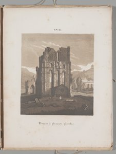 Arte de la Litografía: Ruina de Iglesia Italiana, Lámina XVII