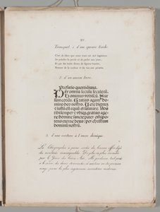 El arte de la litografía: Impresión de letras, plancha XV de Alois Senefelder