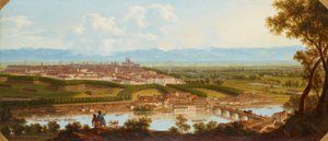 La ciudad fortificada de Verona de Alois von Saar