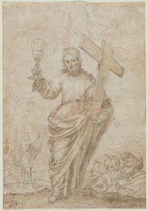 Christ Holding a Chalice and Cross de Alonso Cano