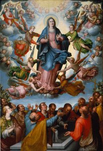 La asunción de la Virgen de Alonso López de Herrera