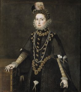 Retrato de la infanta Catalina Micaela de España 1567-1597, 1584-1585 de Alonso Sánchez Coello