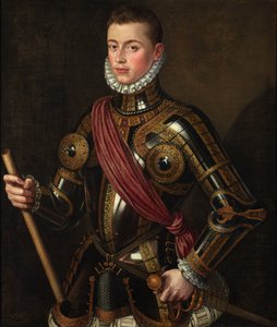 Español:  Don Juan de Austria armado Don Juan de Austria armado de Alonso Sánchez Coello