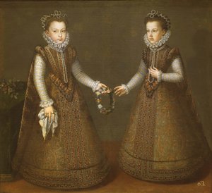 Las Infantas Isabel Clara Eugenia y Catalina Micaela de Alonso Sánchez Coello