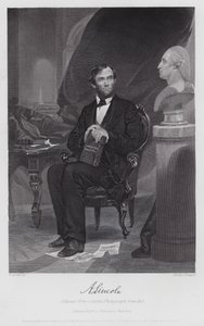 Abraham Lincoln (grabado) de Alonzo (after) Chappel