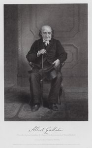 Albert Gallatin (grabado) de Alonzo (after) Chappel