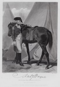 Anthony Wayne (grabado) de Alonzo (after) Chappel