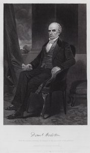 Daniel Webster (grabado) de Alonzo (after) Chappel