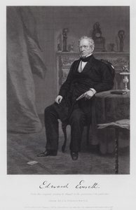 Edward Everett (grabado) de Alonzo (after) Chappel