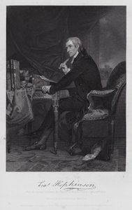 Francis Hopkinson (grabado) de Alonzo (after) Chappel