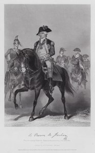 Frederick William Von Steuben (grabado) de Alonzo (after) Chappel