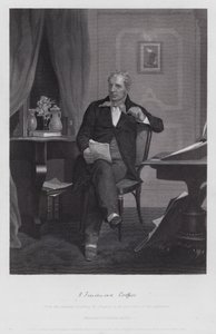 James Fenimore Cooper (grabado) de Alonzo (after) Chappel