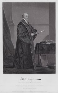 John Jay (grabado) de Alonzo (after) Chappel