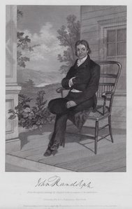 John Randolph (grabado) de Alonzo (after) Chappel