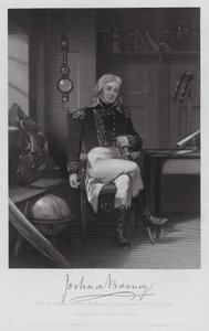 Joshua Barney (grabado) de Alonzo (after) Chappel