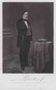 Lewis Cass (grabado) de Alonzo (after) Chappel