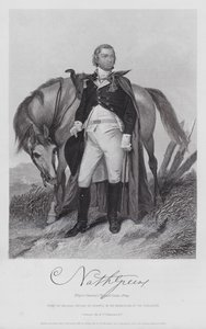 Nathaniel Greene (grabado) de Alonzo (after) Chappel