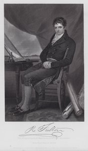 Robert Fulton (grabado) de Alonzo (after) Chappel