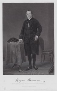 Roger Sherman (grabado) de Alonzo (after) Chappel