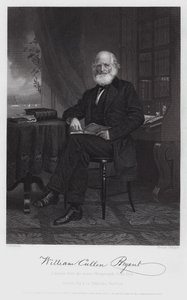 William Cullen Bryant (grabado) de Alonzo (after) Chappel