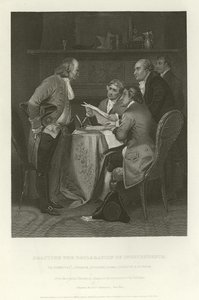 Redacción de la Declaración de Independencia de Alonzo Chappel