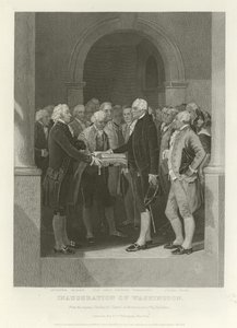 La inauguración de Washington de Alonzo Chappel