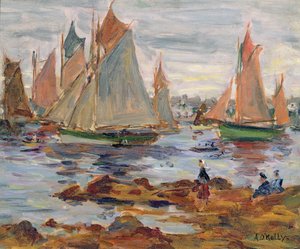 El puerto de Concarneau de Aloysius C. O