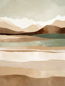Paisaje abstracto y terroso