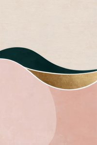 Olas en tonos rosa y dorado de Alpenglow Workshop