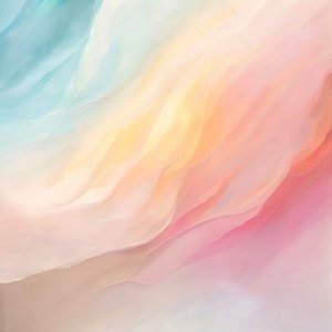 Abstracto en tonos pastel de ensueño