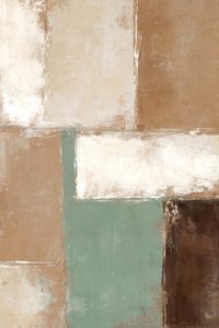 Bloques abstractos en tonos tierra de Alpenglow Workshop