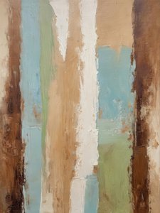 Abstracto vertical con tonos terrosos