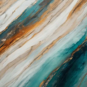 Mármol dorado verde azulado fluido