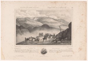Soldados en vísperas de la Batalla de Montenotte y retrato de Amédée Emmanuel François Laharpe Combat de Montenotte (12 de abril de 1796) (título sobre objeto) Memorias del ejército francés (título de la serie) Souvenirs des armées françaises (Campaigns d