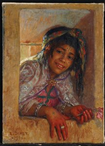 Niña en la ventana