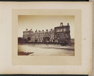 Ayuntamiento incendiado. Fachada del Quai. de Alphonse J. Liébert