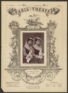 Teatro de París: Les Soeurs Badia de Alphonse J. Liébert